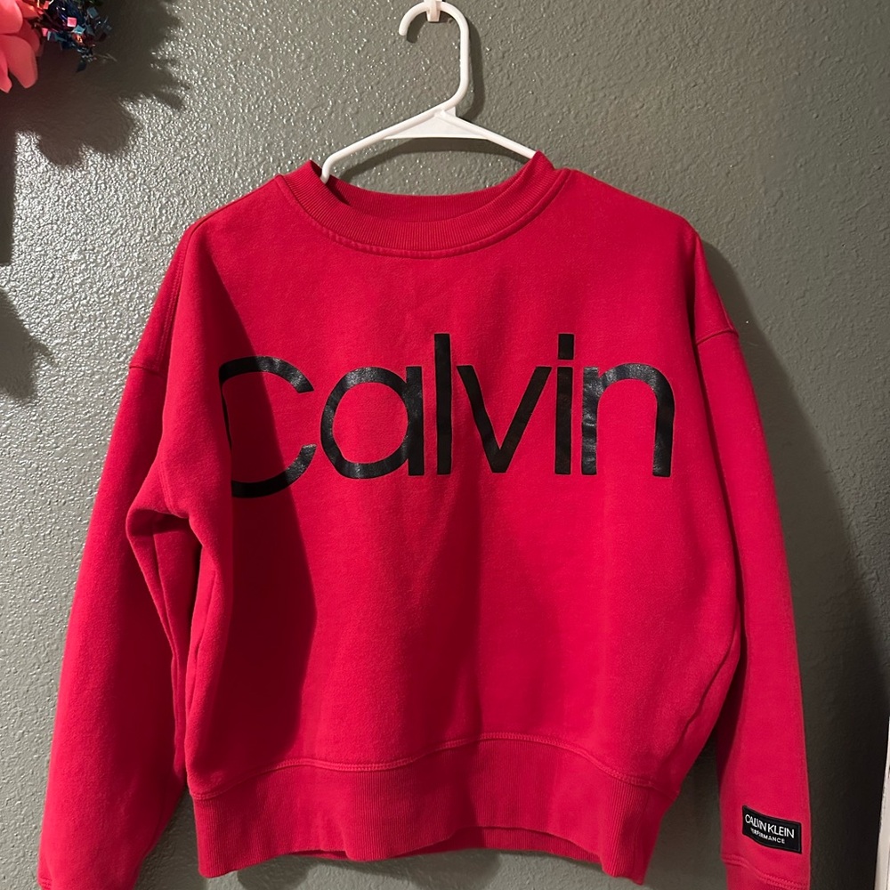 Calvin Klein Red Sweatshirt